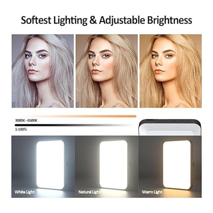 Rechargeable Clip-On Selfie Light – Portable LED Fill Light for Phone, Laptop & Tablet | Ideal for Video Calls, Streaming & Makeup