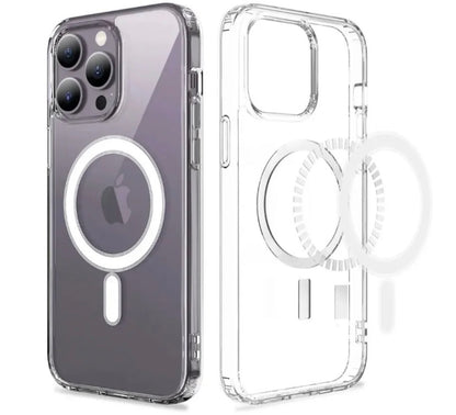 MagSafe Compatible Case for iPhone 15/14/Plus/Pro/Pro Max – Military-Grade Shockproof Magnetic Hybrid Cover