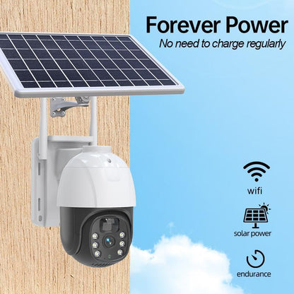Solar Power Permanently And Reliably Powers Surveillance Cameras For Property Protection And Monitoring